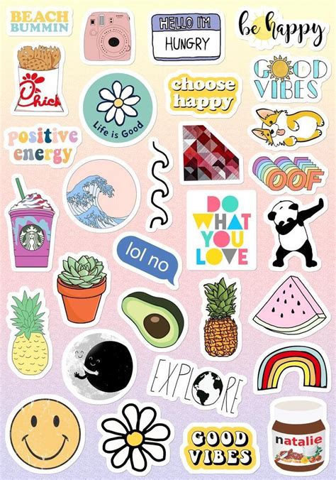 Aesthetic Stickers Wallpapers - Top Free Aesthetic Stickers Backgrounds - WallpaperAccess