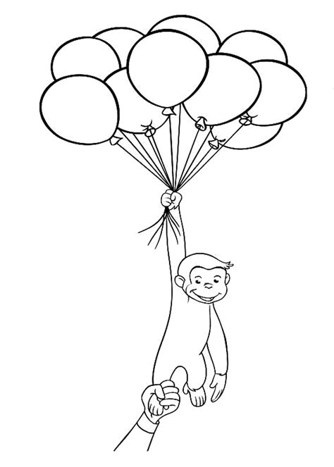 Print & Download - Curious George Coloring Pages to Stimulate Kids ...