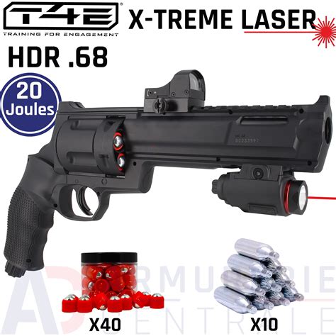 Revolver Umarex HDR 68 X-TREME Laser (20 Joules) - Armurerie Centrale