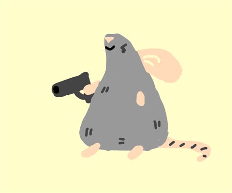 rat with a gun - Drawception