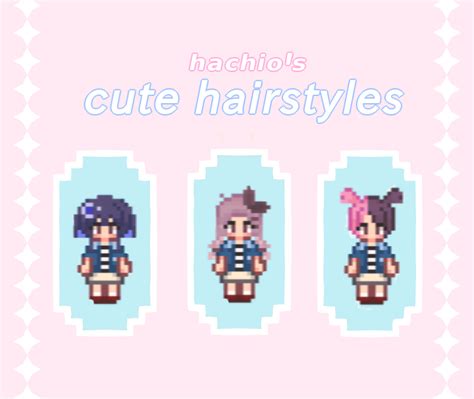 Hachio's Cute Hairstyles at Stardew Valley Nexus - Mods and community ...