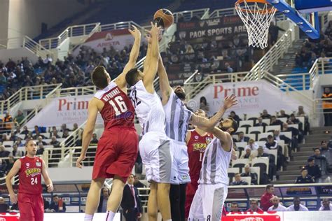 Greek Basket League Game Paok Vs Olympiakos Editorial Image - Image of ...