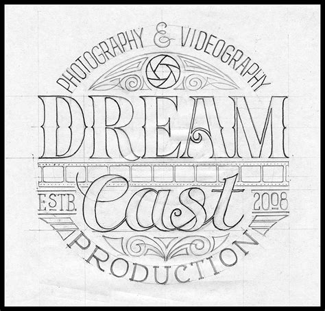 "DREAM CAST Production" logo design on Behance