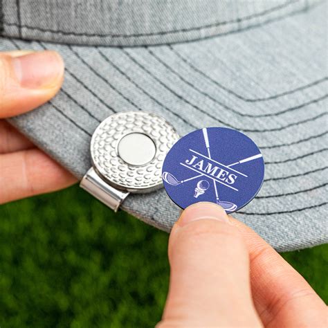 Personalized Golf Ball Marker Magnetic Hat Clip with Name Premium ...