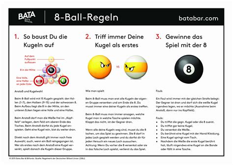 Rules for 8-Ball and 9-Ball pool billiards - Bata Bar & Billiards