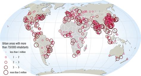 Growth and Decline in the World's 590 Most Populated Cities ...