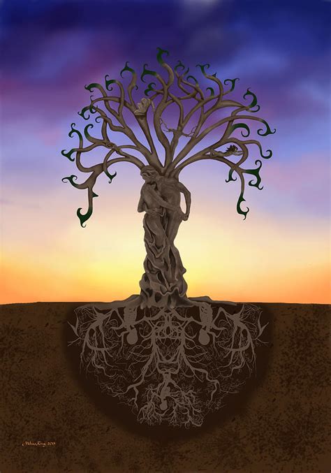 Tree of Life and Death Painting by Melissa King - Fine Art America