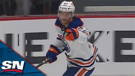 Oilers' Connor McDavid Is First to 40 Goals With A Smooth Breakaway ...