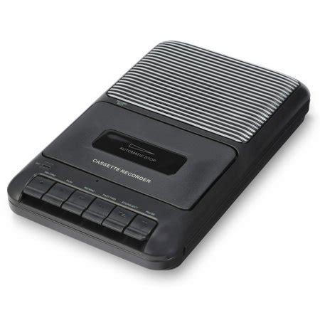 Onn Cassette Tape Recorder with Built-In Microphone - Walmart.com