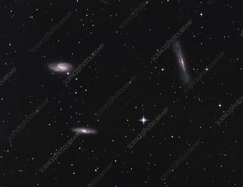 Leo Triplet galaxies - Stock Image - R820/0430 - Science Photo Library