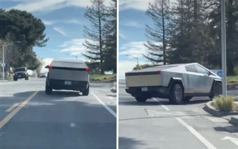 New footage shows the Cybertruck 'dancing' on the road