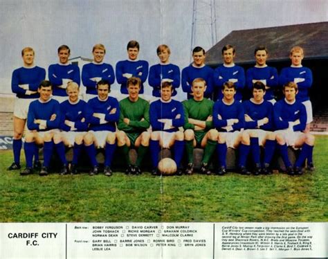 Cardiff FC team photo 1960's