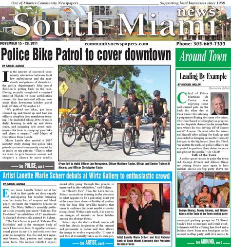 South Miami News 11.15.2011 by Community Newspapers - Issuu