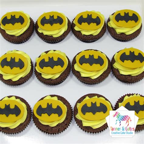 Batman Logo Cupcakes - Sydney – Tanner & Gates