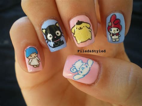 Hello Kitty Nails | Filed & Styled Filed & Styled: Hello Kitty Nails