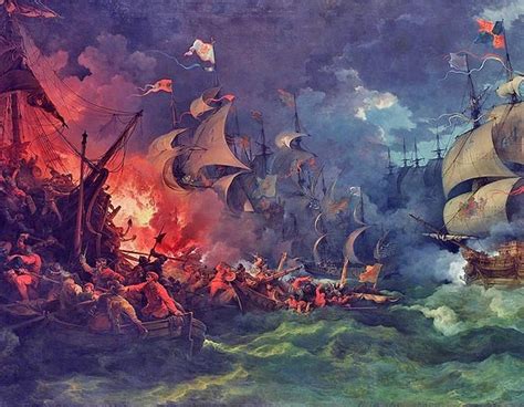 Conflict at see how the british defeat of the spanish armada change the face of naval warfare ...