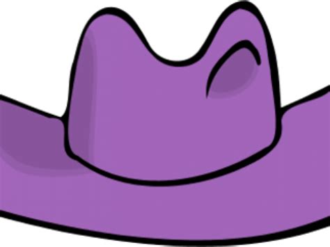 Cowboy Hat Clipart Purple Hat - Cartoon Cowboy Hat Shower Curtain - Png Download - Full Size ...
