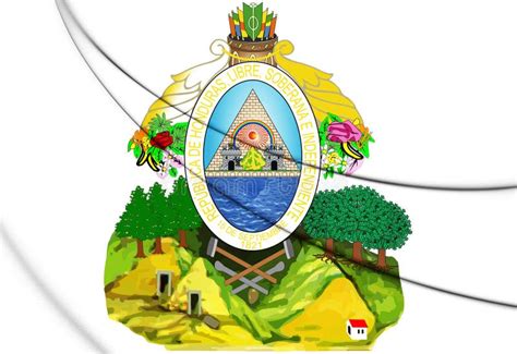 Honduras coat of arms. stock illustration. Illustration of full - 80683227