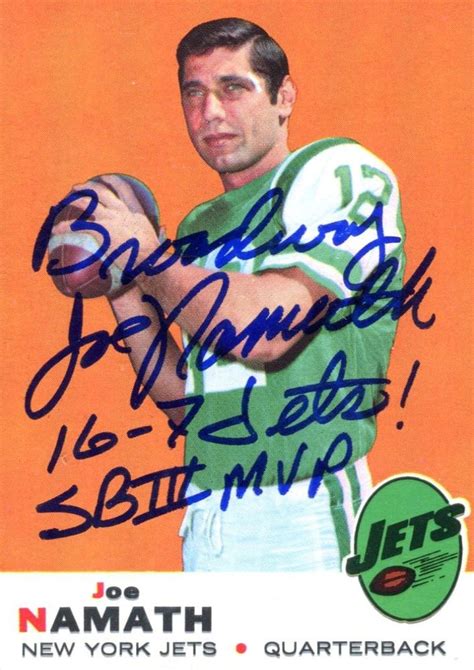 Joe Namath | PSA AutographFacts℠