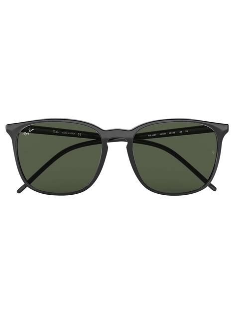 Ray-Ban RB4387 Square Sunglasses - Black | Standout