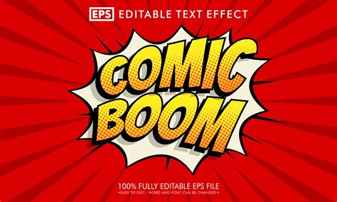 Boom Text Comic Style Text Effect - vrogue.co