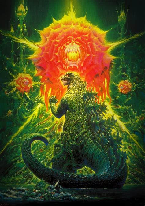 Godzilla vs. Biollante (1989) [2560x3636] : r/TextlessPosters