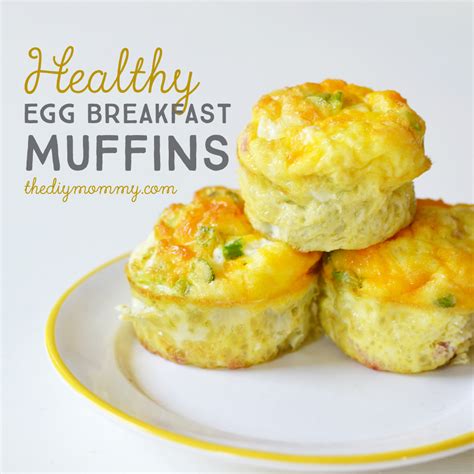 Bake Healthy Egg Breakfast Muffins | The DIY Mommy