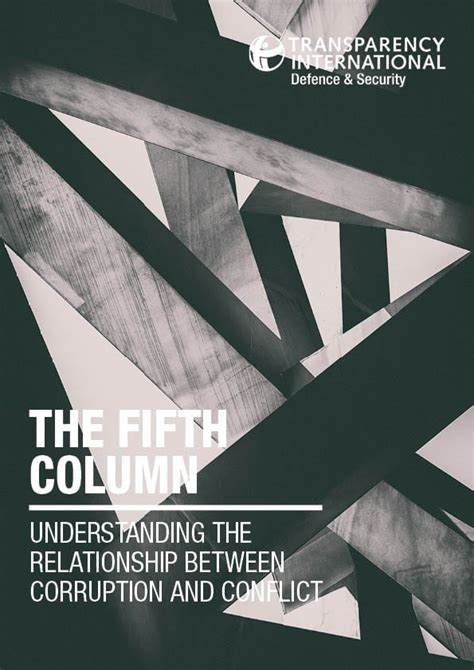 The Fifth Column: Understanding the Relationship Between Corruption and ...