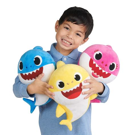 Pinkfong Baby Shark OfficialSong Puppet With Tempo Control Daddy Shark Interactive Preschool ...