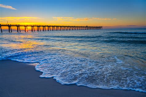 Navarre Beach Pier Sunrise Florida Panhandle Fine Art Print | Photos by ...