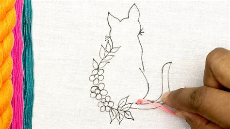 Cat Embroidery Designs - Design Talk