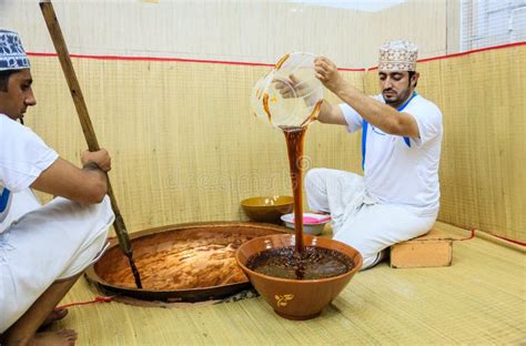 Making of Omani halwa editorial stock photo. Image of white - 72770318