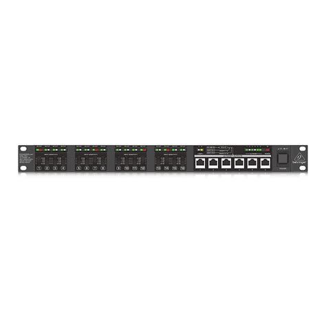 Behringer P16-I 16-Channel 19'' Input Module with Analog and | Reverb