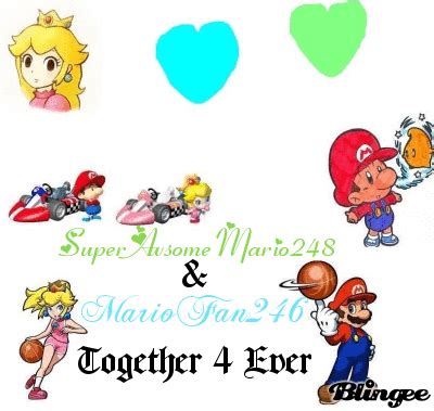 Mario X Peach = Meach Picture #116107349 | Blingee.com