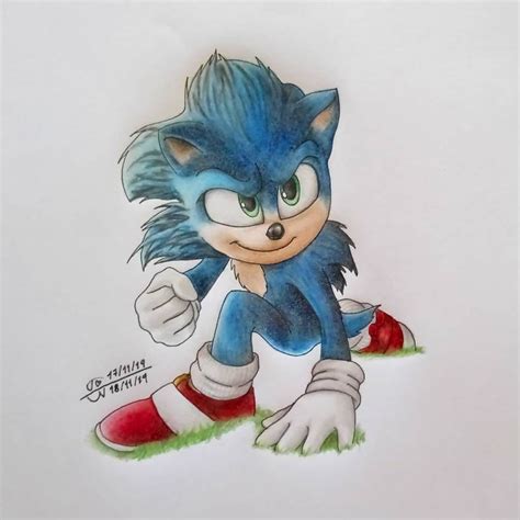 Sonic The Hedgehog Movie Redesign by DianaNovelo on DeviantArt | Sonic the hedgehog, Sonic ...