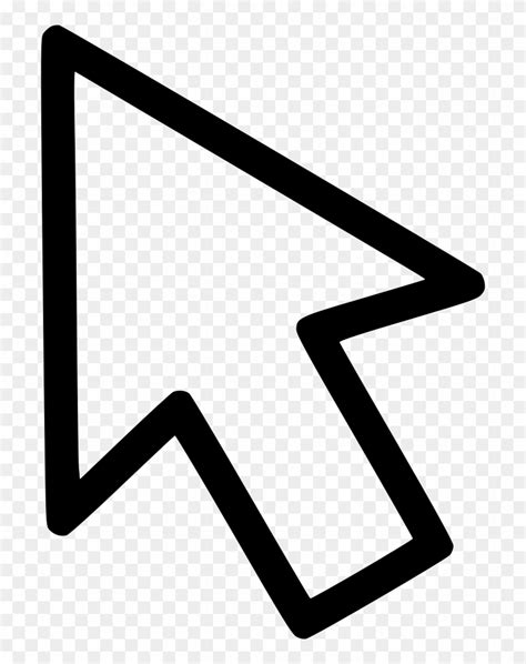 Cursor Svg Windows - Arrow Click Icon Png Clipart (#800182) - PikPng