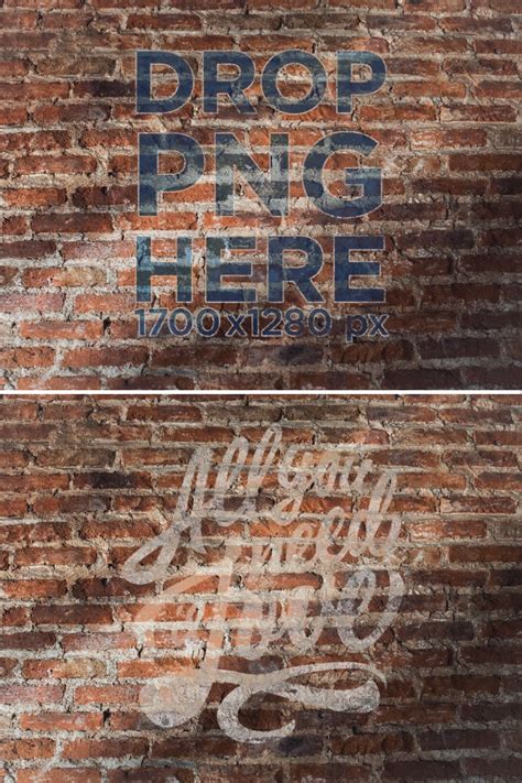 Mockup of a Logo on a Bricks Wall | How to make logo, Mockup, Print mockup