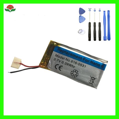 Battery Replacement for iPod Nano 6 6th Gen 8gb 16gb Battery Batteries ...