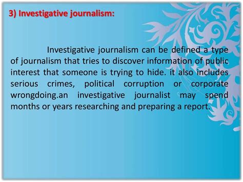 What is Journalism ? Types and Role of journalism.