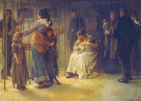 Newgate: Committed for Trial by Frank Holl | Victorian paintings, Literature art, Social realism art