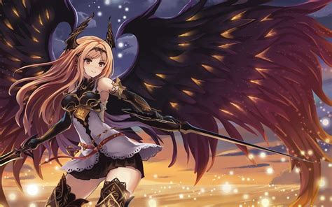 Anime Dark Angel Girl Wallpaper