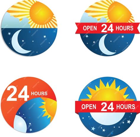 Premium Vector | Day and night symbol vector