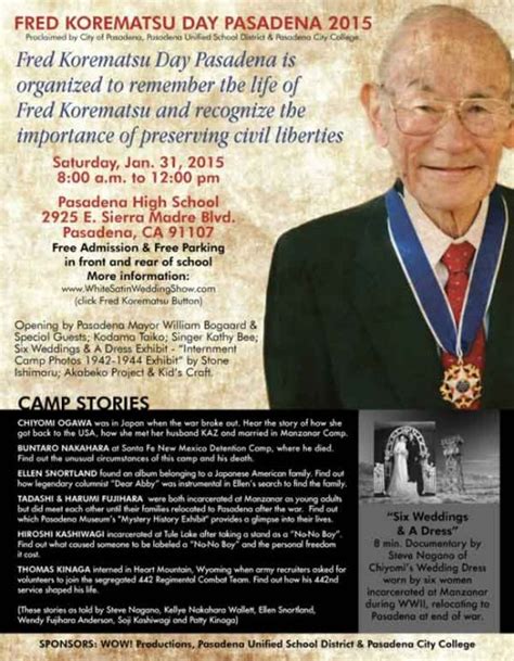 Fred Korematsu Day Pasadena – 2015 ‹ ColoradoBoulevard.net