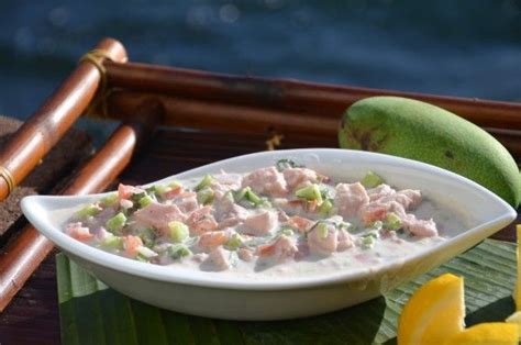 Cook Islands cooking with recipes for Ika Mata, tuna & chips and ...