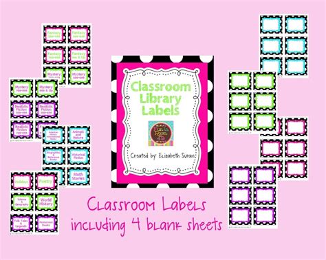 Fun in Room 4B | Classroom library labels, Classroom library ...