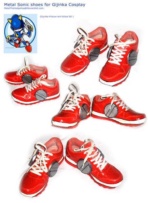 Metal Sonic Cosplay shoes by Metal-CosxArt on DeviantArt