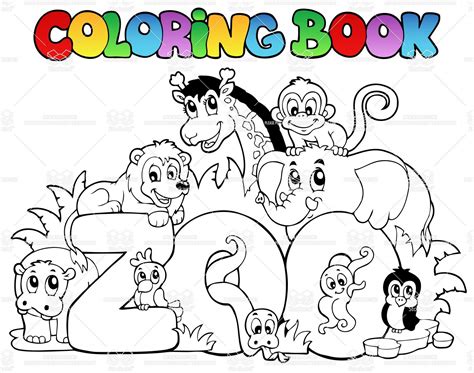 Printable Zoo Animals Coloring Pages