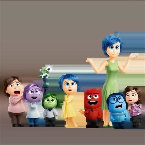 Inside Out 2 Characters PNG Capturing the Essence of Emotional Transformation | PNG Prompt