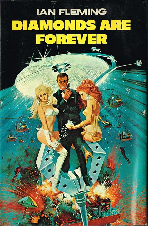 "Diamonds Are Forever" 1970 FLEMING, Ian | James bond books, James bond ...