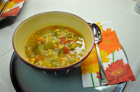 Cooking with Joanna: Pearl Couscous Vegetable Soup